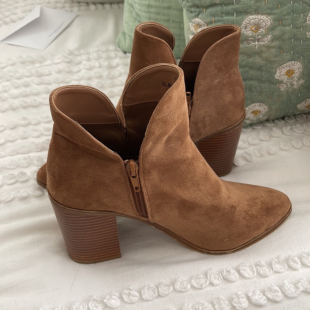 Brown Suede Bootie